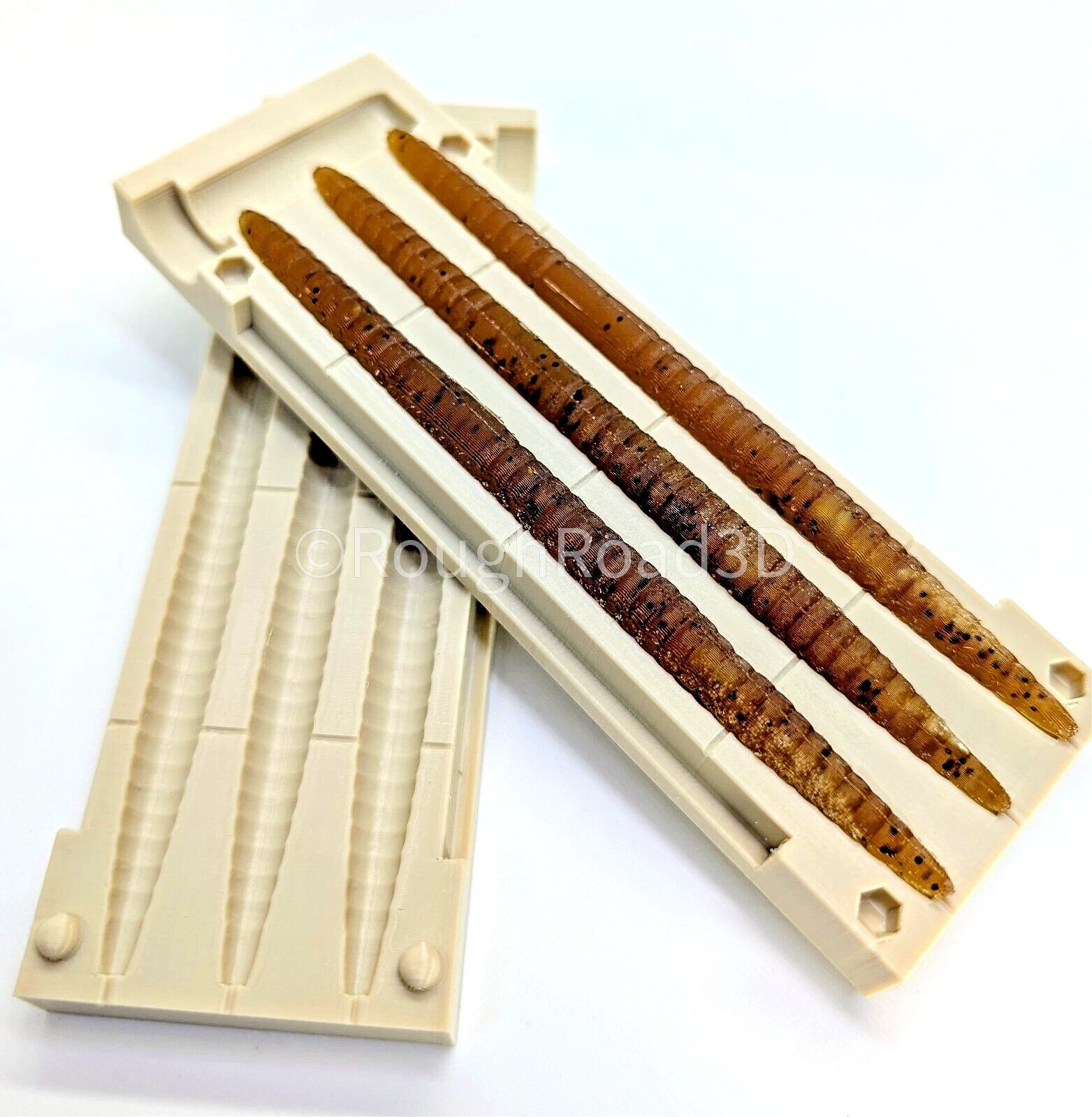 5” Senko Style Worms (3) Soft Plastic Lure Making Injection Fishing Mold