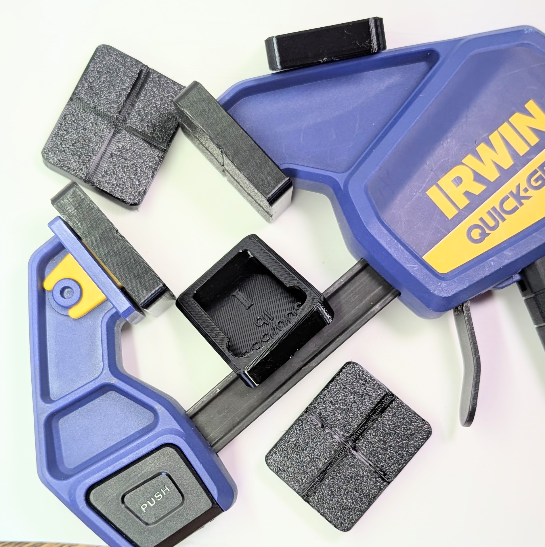 Replacement Quick Grip Jaw Pads for Irwin Med-Duty 300lb Bar Clamp (6 pack) U.S.A