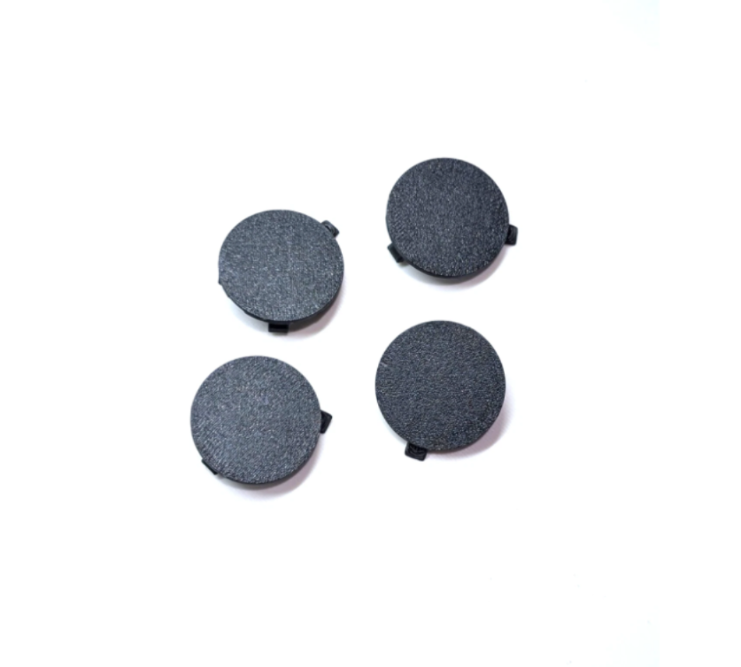 6-Pack Replacement Center Console Screw Covering Caps for BMW Z4 - Black - NEW - E85 E86 51167053123