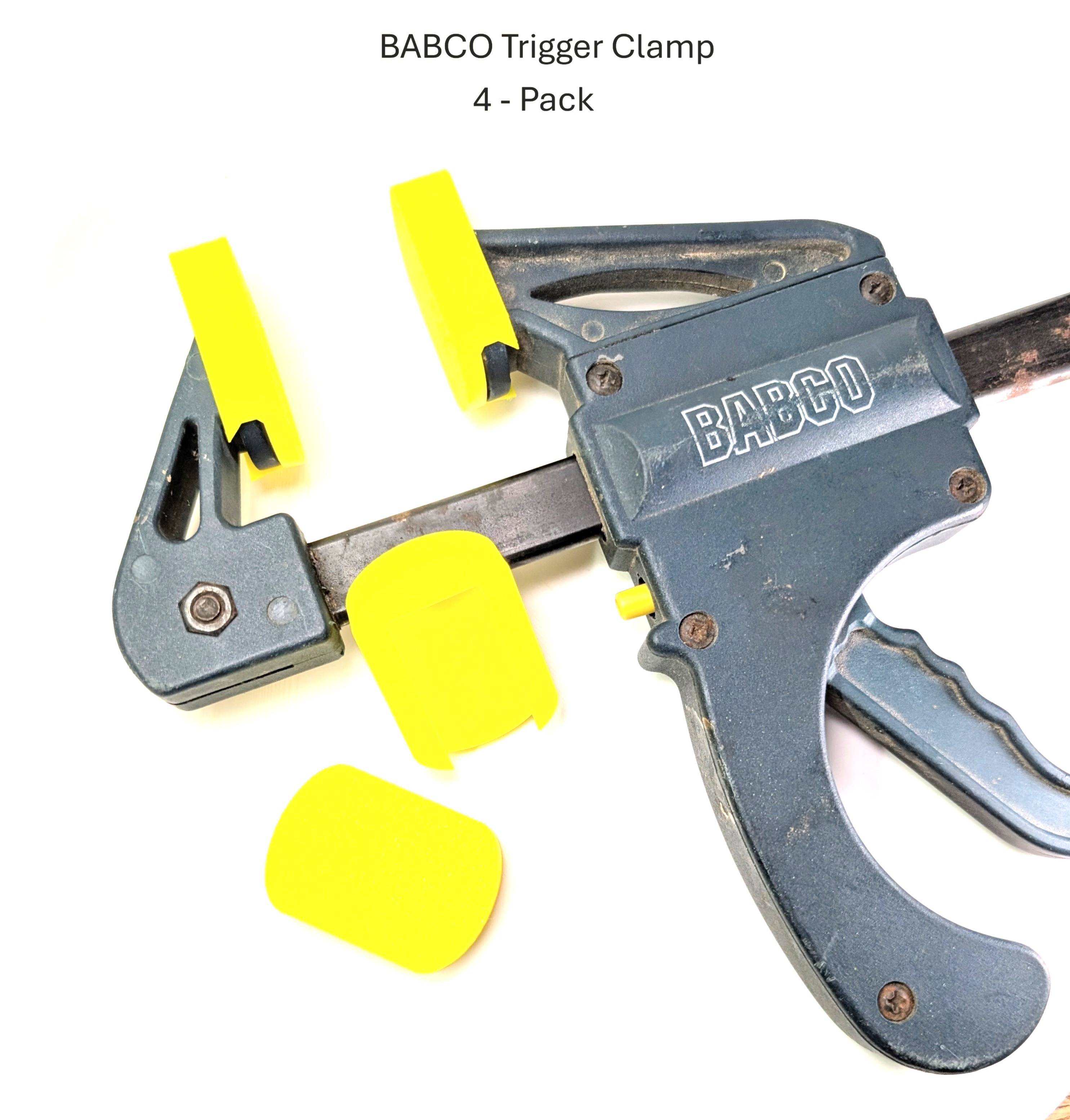 Replacement Pads for BABCO Ratcheting Bar Clamp Spreader  (4 Pack)