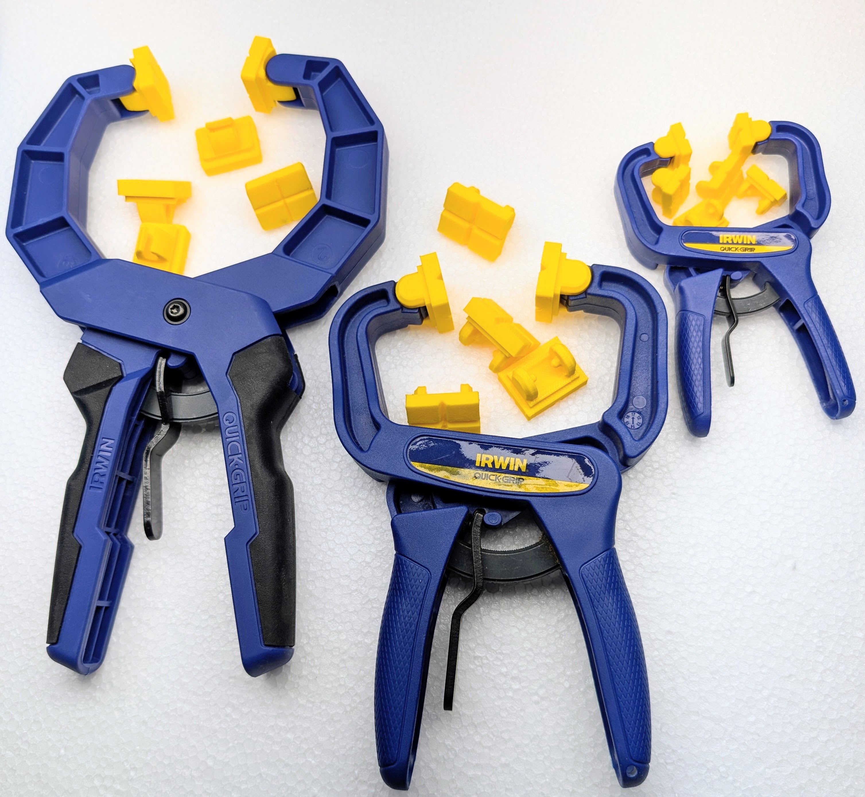 Replacement Jaw Tips for IRWIN Quick-Grip Handi-Clamp Spring-Clamps 3 Sizes– 6 Pack